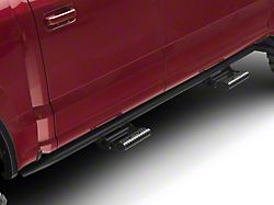 N-Fab Cab Length RKR Side Rails with Detachable Steps; Textured Black (15-26 F-150 SuperCrew, Excluding Raptor)