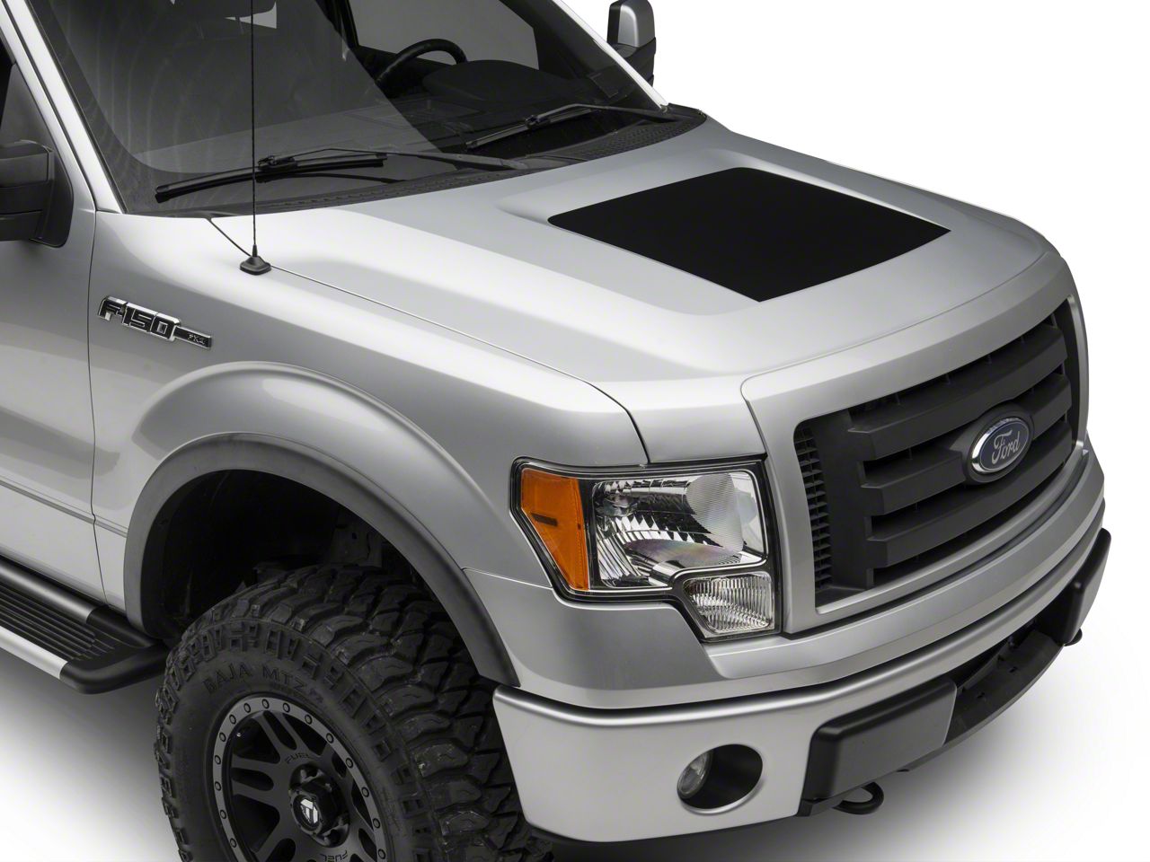 SEC10 F-150 Matte Black Hood Decal T535533 (09-14 F-150, Excluding Raptor)