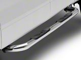 3-Inch Round Side Step Bars; Stainless Steel (09-14 F-150 SuperCab, SuperCrew)
