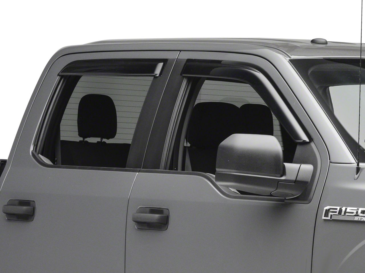 truck door window rain guards