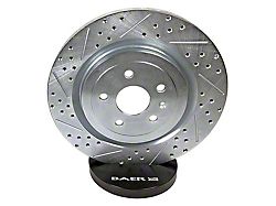 Baer Sport Drilled and Slotted Rotors; Front Pair (97-03 F-150)