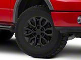 Gen2 Raptor Style Matte Black 6-Lug Wheel; 17x8.5; 34mm Offset (04-08 F-150)