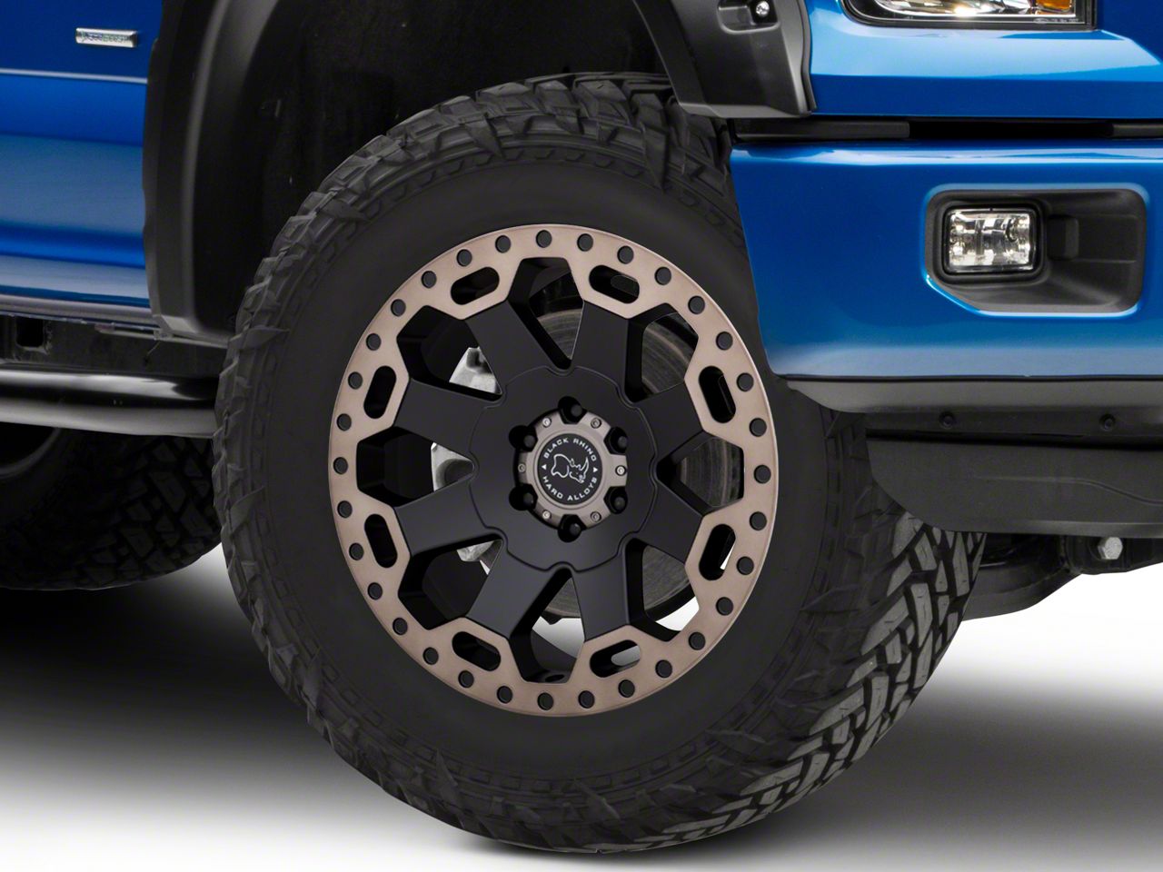 Black Rhino F-150 Warlord Matte Black Machined 6-Lug Wheel - 20x9; 12mm