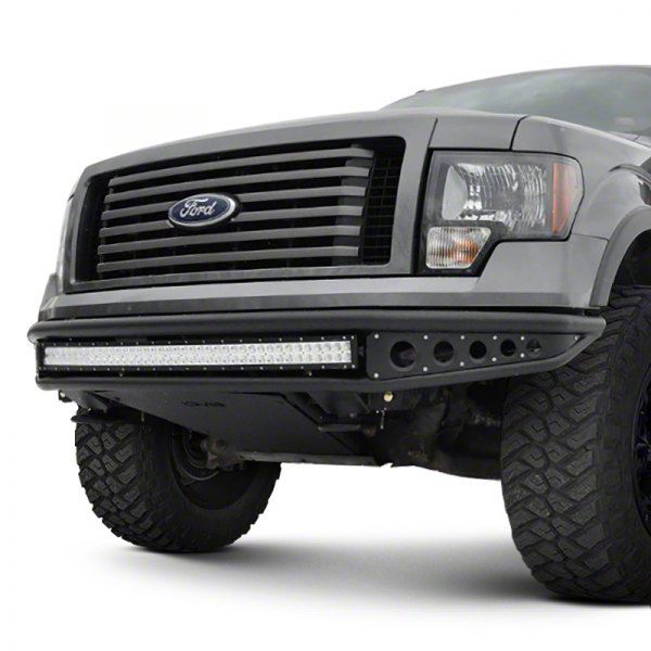 Dv8 Off Road Baja Style Full Width Front Bumper W Light Bar 09 14 F 150 Excluding Ecoboost Raptor