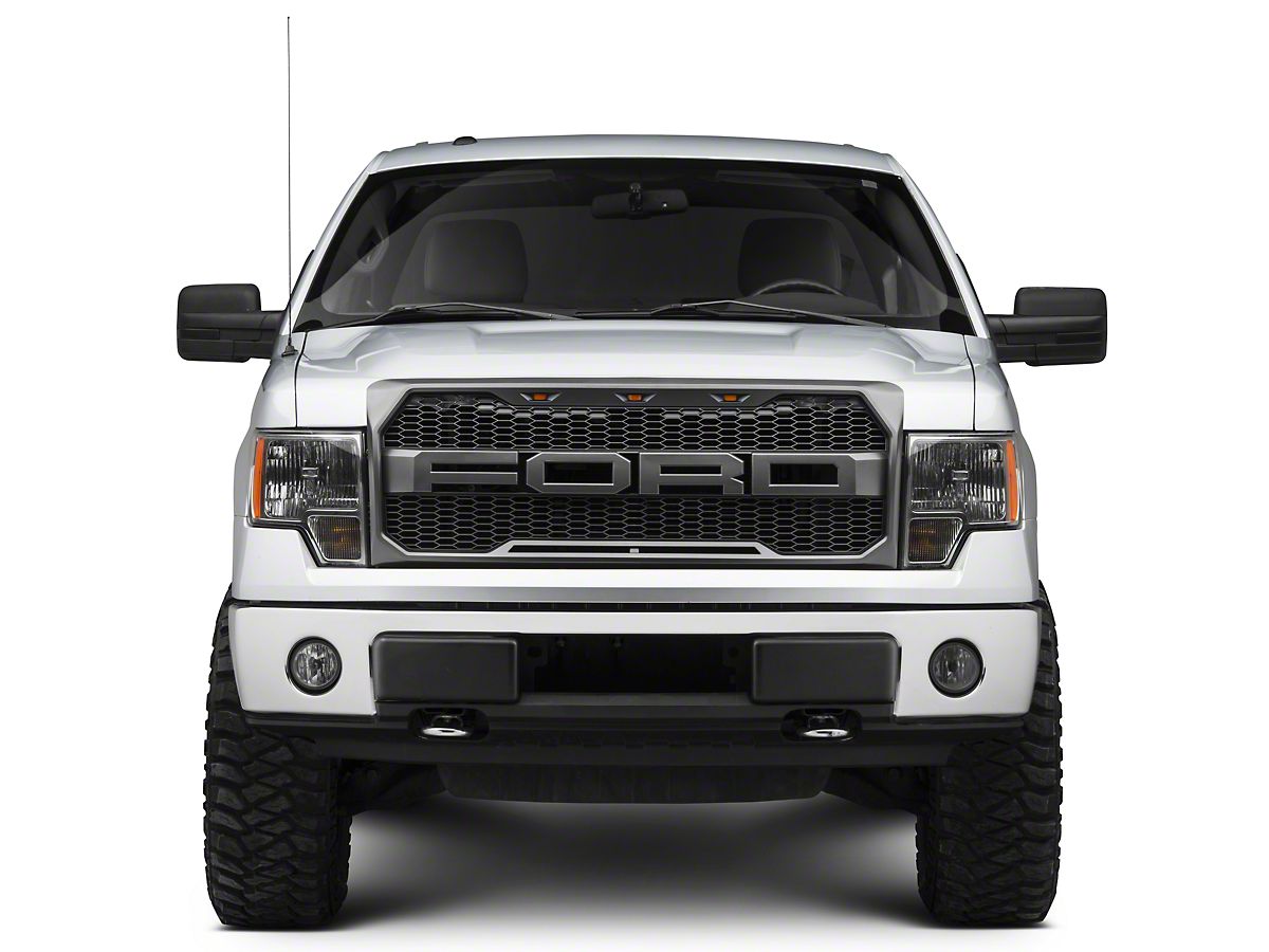 Proven Ground Raptor Style Grille W Ford Lettering Led Lighting 09 14 F 150 Excluding Raptor