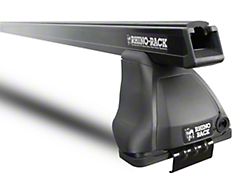 Rhino-Rack Heavy Duty 2500 1-Bar Roof Rack; Black (15-22 F-150 SuperCrew)