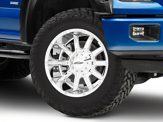 Pro Comp Wheels 10 Gauge Chrome 6-Lug Wheel; 20x9; -12mm Offset (15-20 F-150)