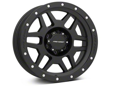 Pro Comp Wheels Phaser Satin Black 6-Lug Wheel; 18x9; 0mm Offset (22-24 Bronco Raptor)