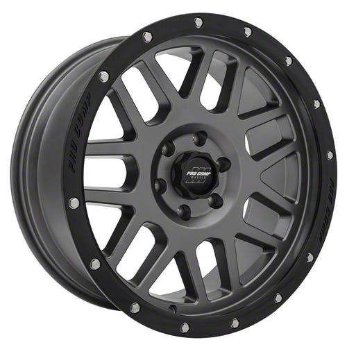 Pro Comp Wheels F-150 Vertigo Matte Graphite 6-Lug Wheel - 20x9 -12mm ...