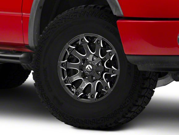 Fuel Wheels F-150 Battle Axe Gloss Black Milled 6-Lug Wheel - 18x9 ...