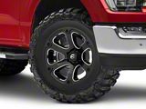 Fuel Wheels Beast Matte Black Machined 6-Lug Wheel; 18x9; 1mm Offset (21-26 F-150)