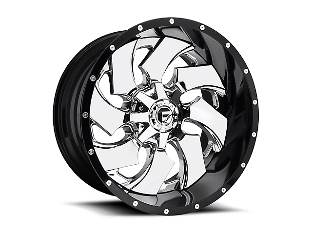 Fuel Wheels Cleaver 2-Piece Chrome 6-Lug Wheel; 20x12; -44mm Offset (15-20 F-150)