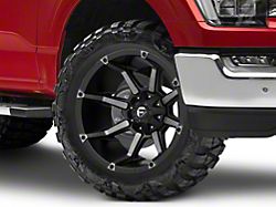 Fuel Wheels Coupler Matte Black Machined 6-Lug Wheel; 20x9; 1mm Offset (21-26 F-150)