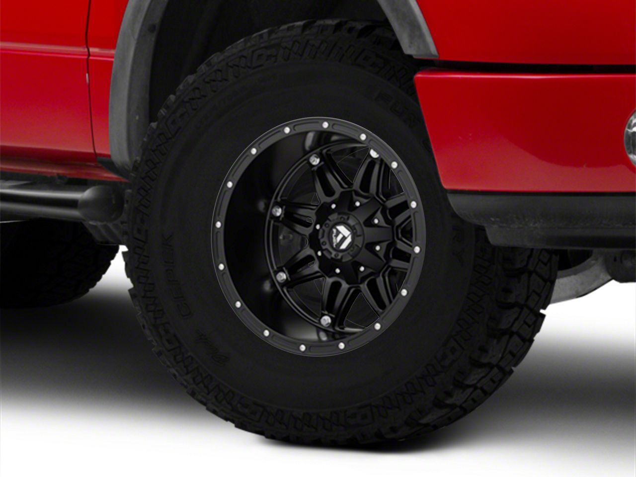 Fuel Wheels F150 Hostage Matte Black 6Lug Wheel 18x12 D53118209847
