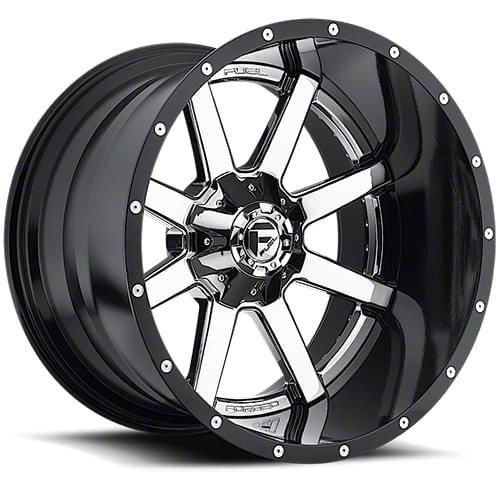 Fuel Wheels Bronco Maverick 2-Piece Chrome 6-Lug Wheel; 20x12; -44mm ...