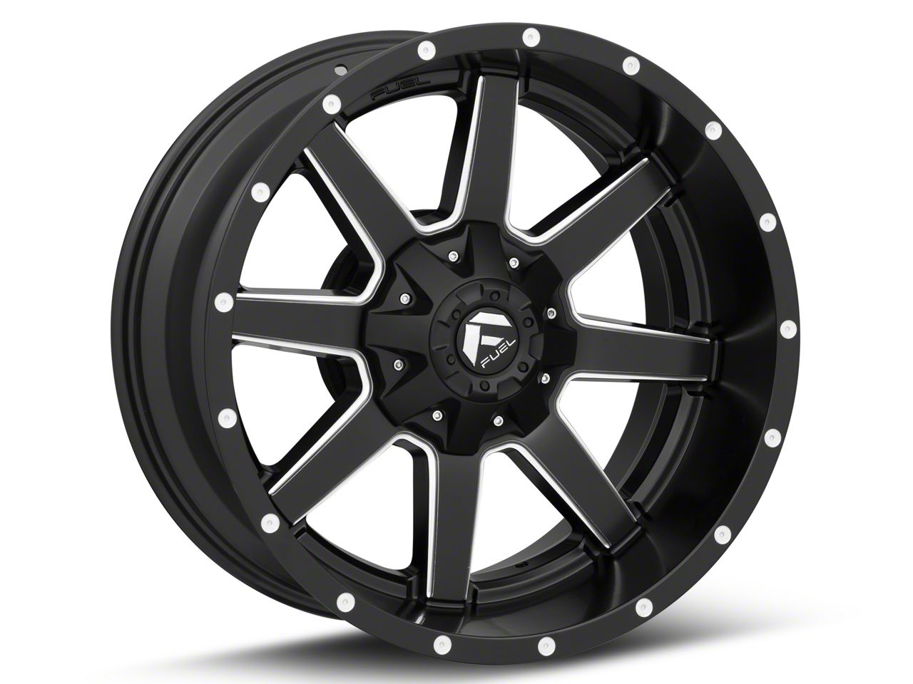 Fuel Wheels Tacoma Maverick Matte Black Milled 6-Lug Wheel; 20x10 ...