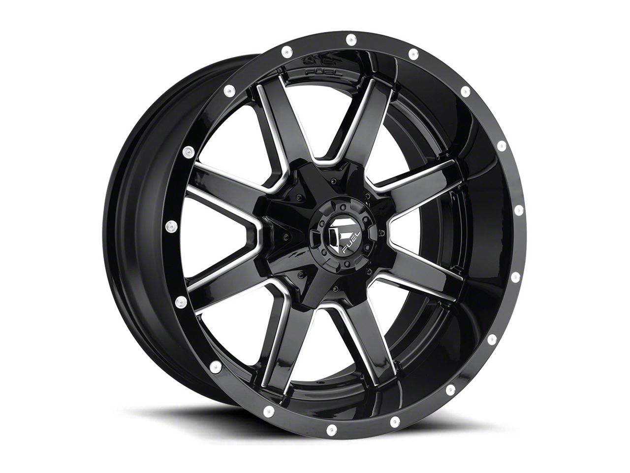 Fuel Wheels F-150 Maverick Gloss Black Milled 6-Lug Wheel - 18x9; 1mm ...