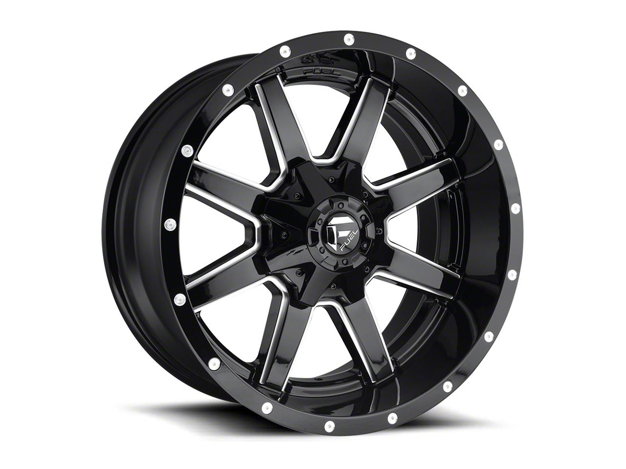 Fuel Wheels F 150 Maverick Gloss Black Milled 6 Lug Wheel 18x9 1mm Offset D61018909850 15 20 8775