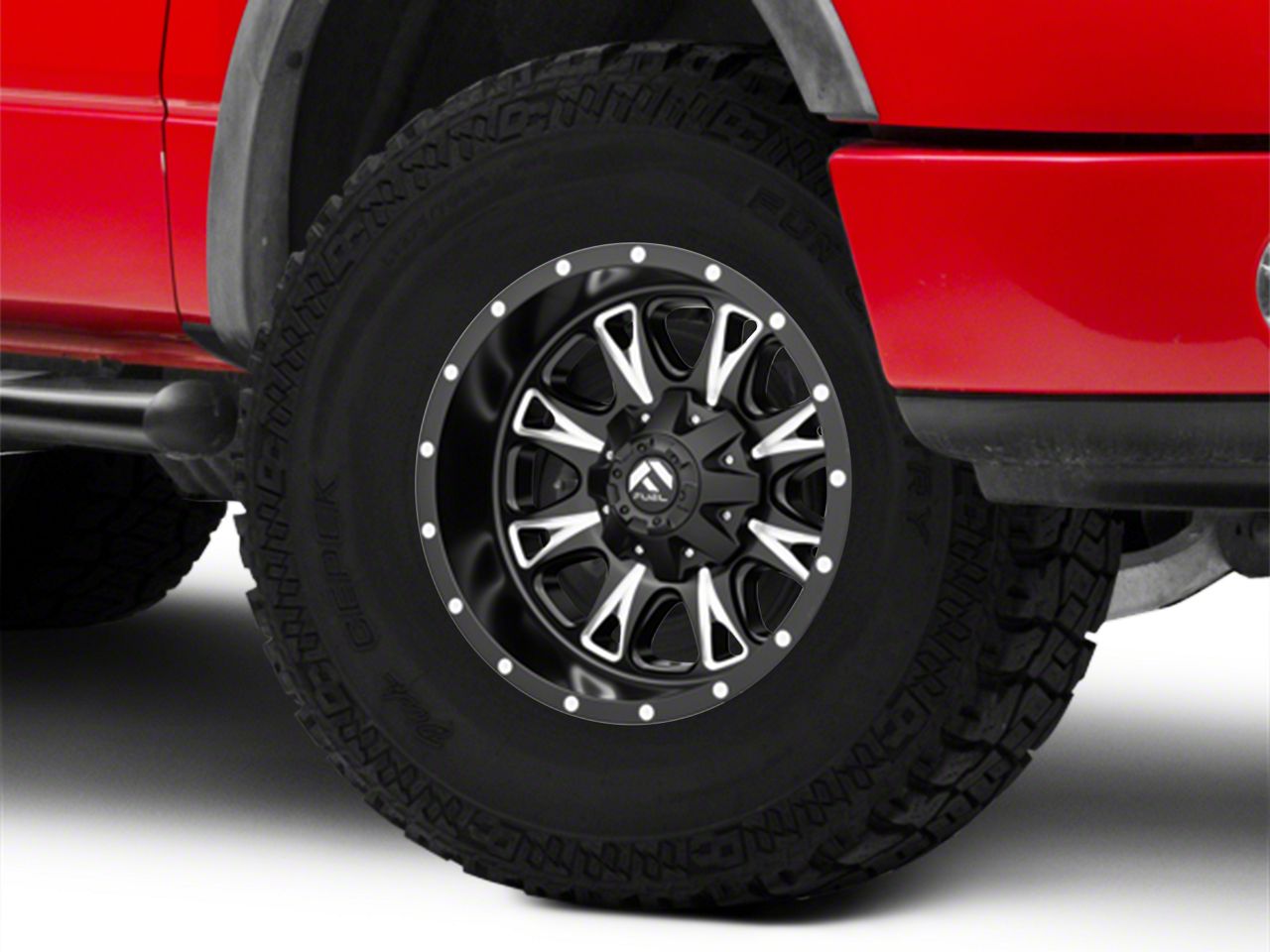 Fuel Wheels F-150 Throttle Black Milled 6-Lug Wheel - 18x10 -24mm ...