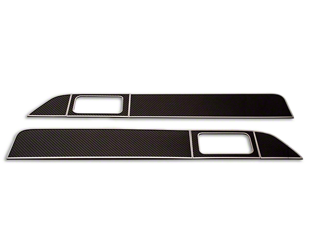 Carbon/Fiberglass Front Door Panel Inserts (10-14 F-150 Raptor)