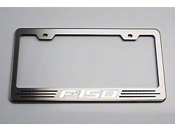 Illuminated License Plate Frame with F-150 Logo; Green (Universal; Some Adaptation May Be Required)