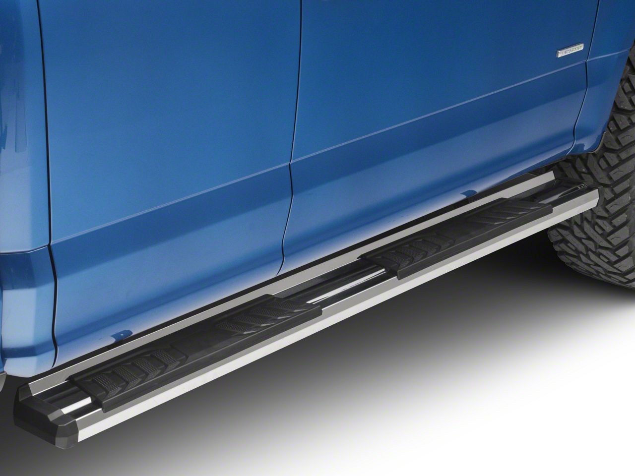 Barricade F-150 S6 Running Boards; Stainless Steel T539502-A (15-21 F ...