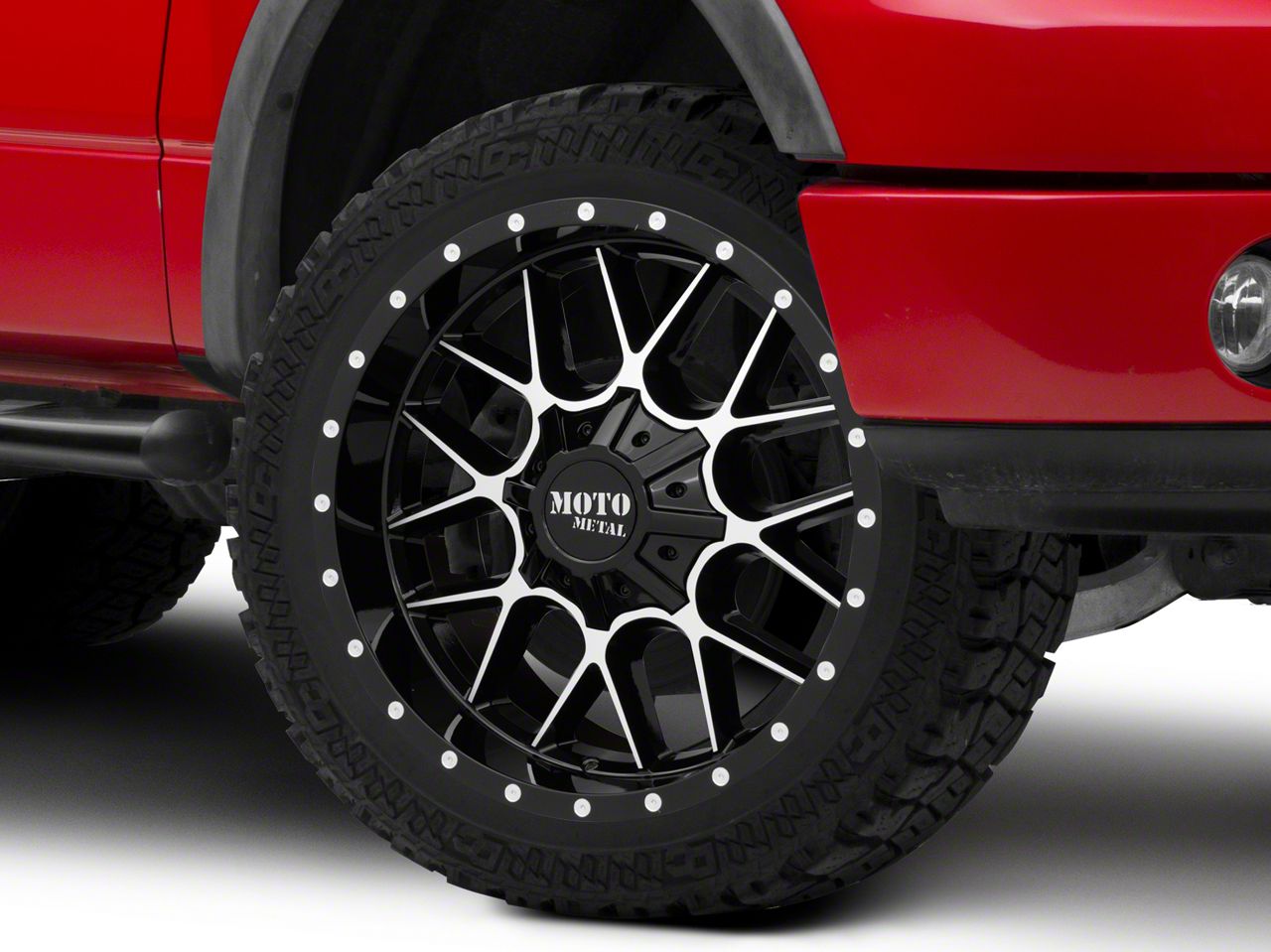 Moto Metal F-150 MO986 Siege Gloss Black Machined 6-Lug Wheel - 24x14 ...