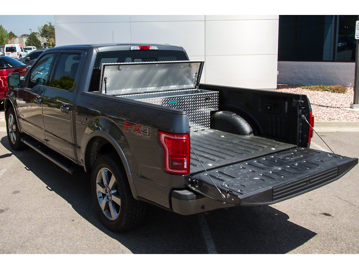 Zdog Single Lid Flush Mount Tool Box Silver 15 20 F 150 Supercrew W 55 Ft Bed