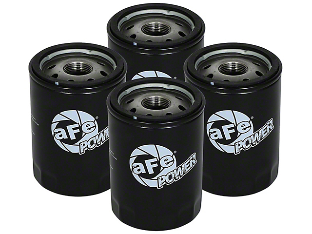 AFE F-150 Pro GUARD HD Oil Filter; Set of Four 44-LF038-MB (15-21 3.5L EcoBoost F-150) 2014 Ford F150 3.5 Ecoboost Oil Filter