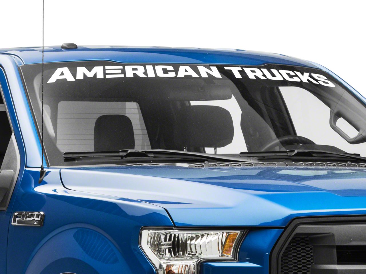 SEC10 F150 AmericanTrucks Windshield Banner; White T540307 (9722 F
