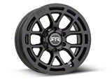 RTR Tech 6 Satin Black 6-Lug Wheel; 17x9; 18mm Offset (22-24 Bronco Raptor)