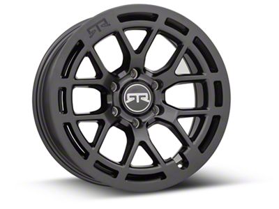 RTR Tech 6 Satin Black 6-Lug Wheel; 18x9; 18mm Offset (22-24 Bronco Raptor)