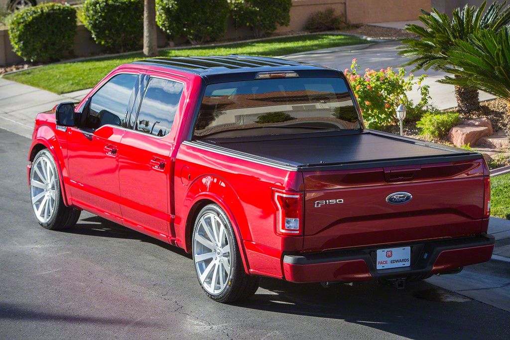 Pace Edwards F 150 Jackrabbit Full Metal Retractable Bed Cover With Explorer Rails Gloss Black T540557 15 20 F 150 W 6 5 Ft 8 Ft Bed