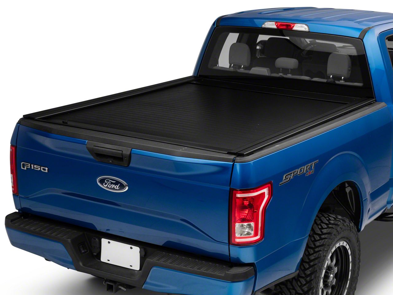 Pace Edwards F-150 JackRabbit Retractable Bed Cover with Explorer Rails ...