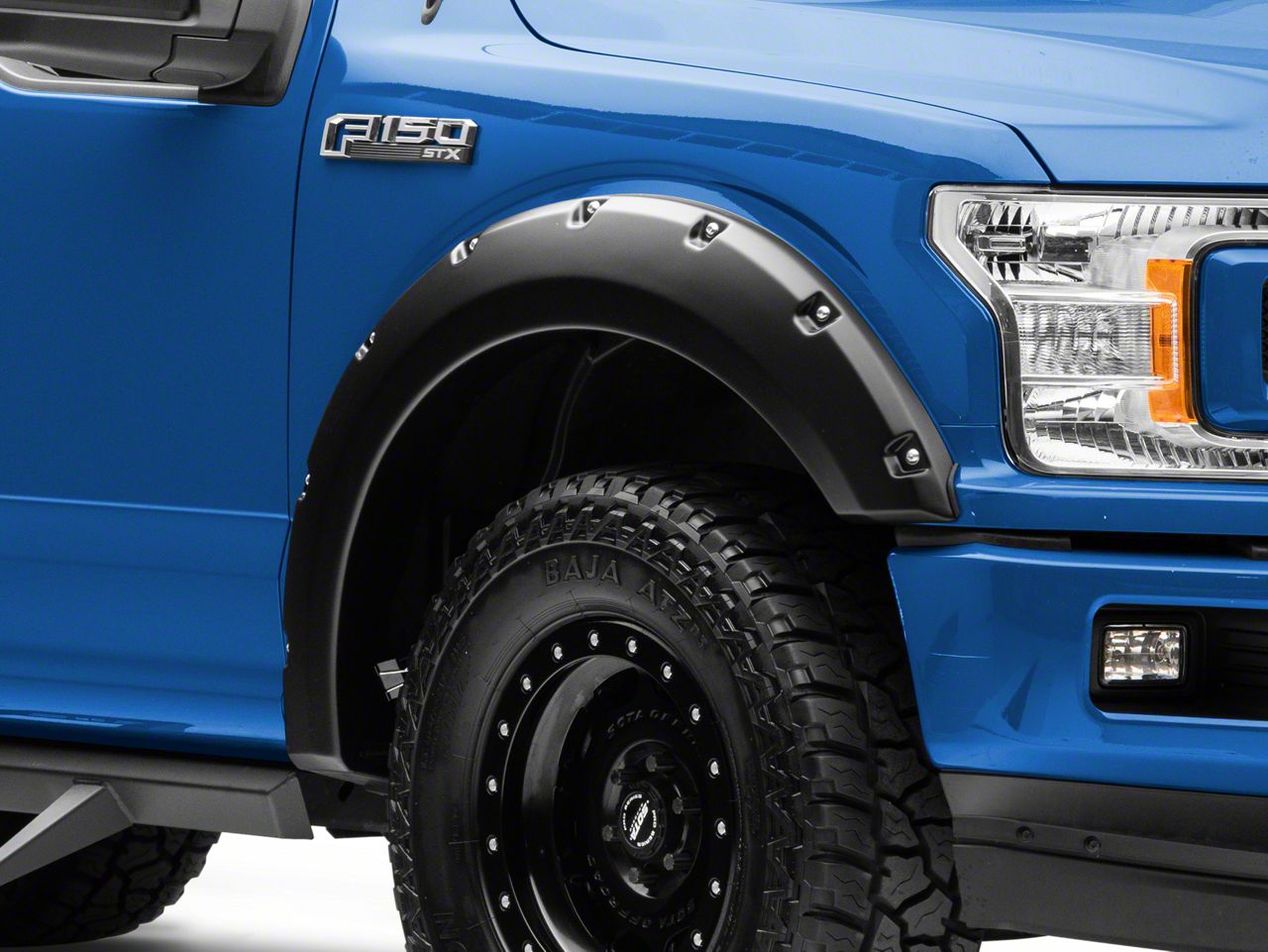 Bushwacker F-150 Pocket Style Fender Flares; Matte Black T540575 (18-20 ...