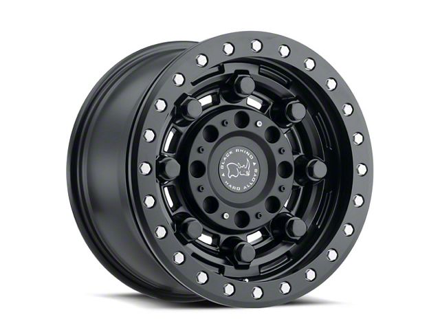 Black Rhino Garrison Beadlock Matte Black 6-Lug Wheel; 17x8.5; 0mm Offset (16-23 Tacoma)