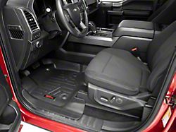 Rough Country Heavy Duty Front and Rear Floor Mats; Black (15-20 F-150 SuperCrew)