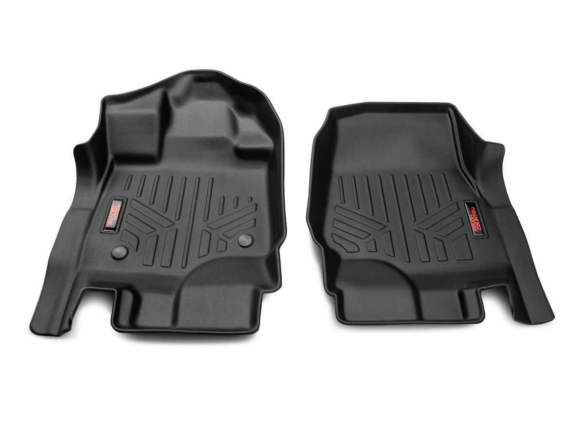 Rough Country F 150 Heavy Duty Front Floor Mats Black M 5151 15