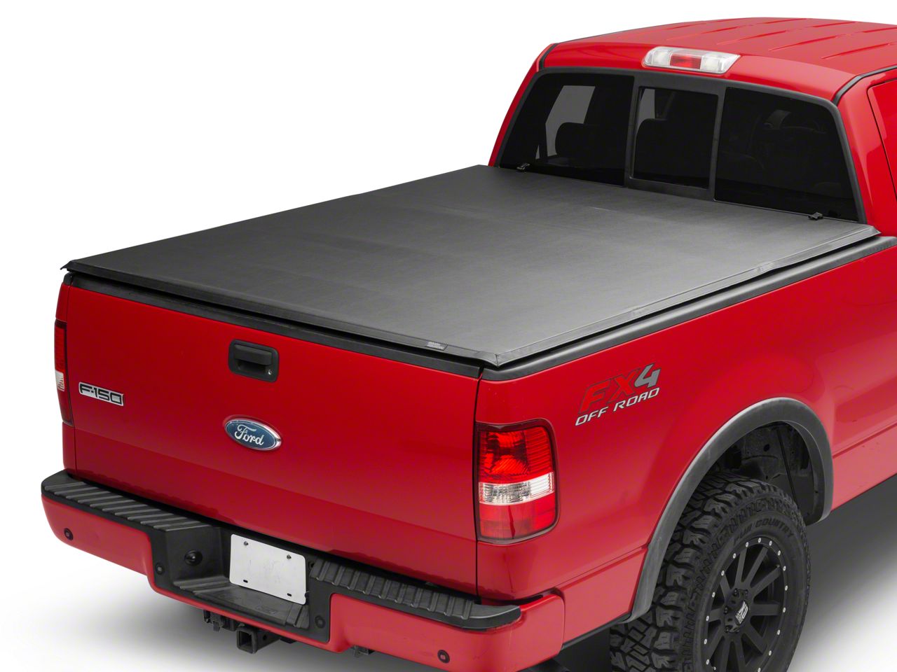 Rough Country F-150 Soft Tri-Fold Tonneau Bed Cover T540866 (04-08 ...