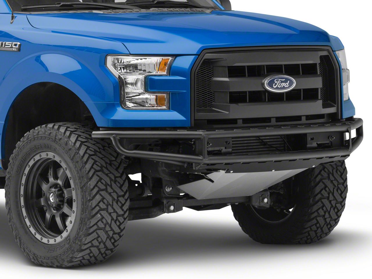 N Fab F 150 M Rds Prerunner Front Radius Bumper Textured Black