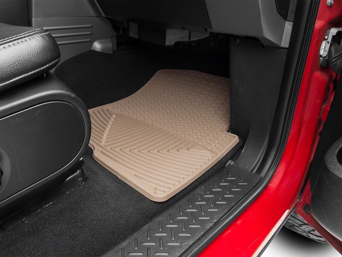 Weathertech F 150 All Weather Front Rear Rubber Floor Mats Tan