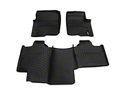 Weathertech DigitalFit Front and Rear Floor Liners; Black (04-08 F-150 SuperCab)