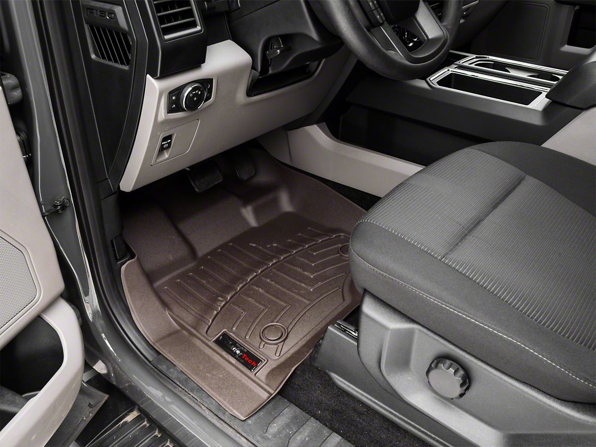 Weathertech F 150 Digitalfit Front Rear Floor Liners Cocoa