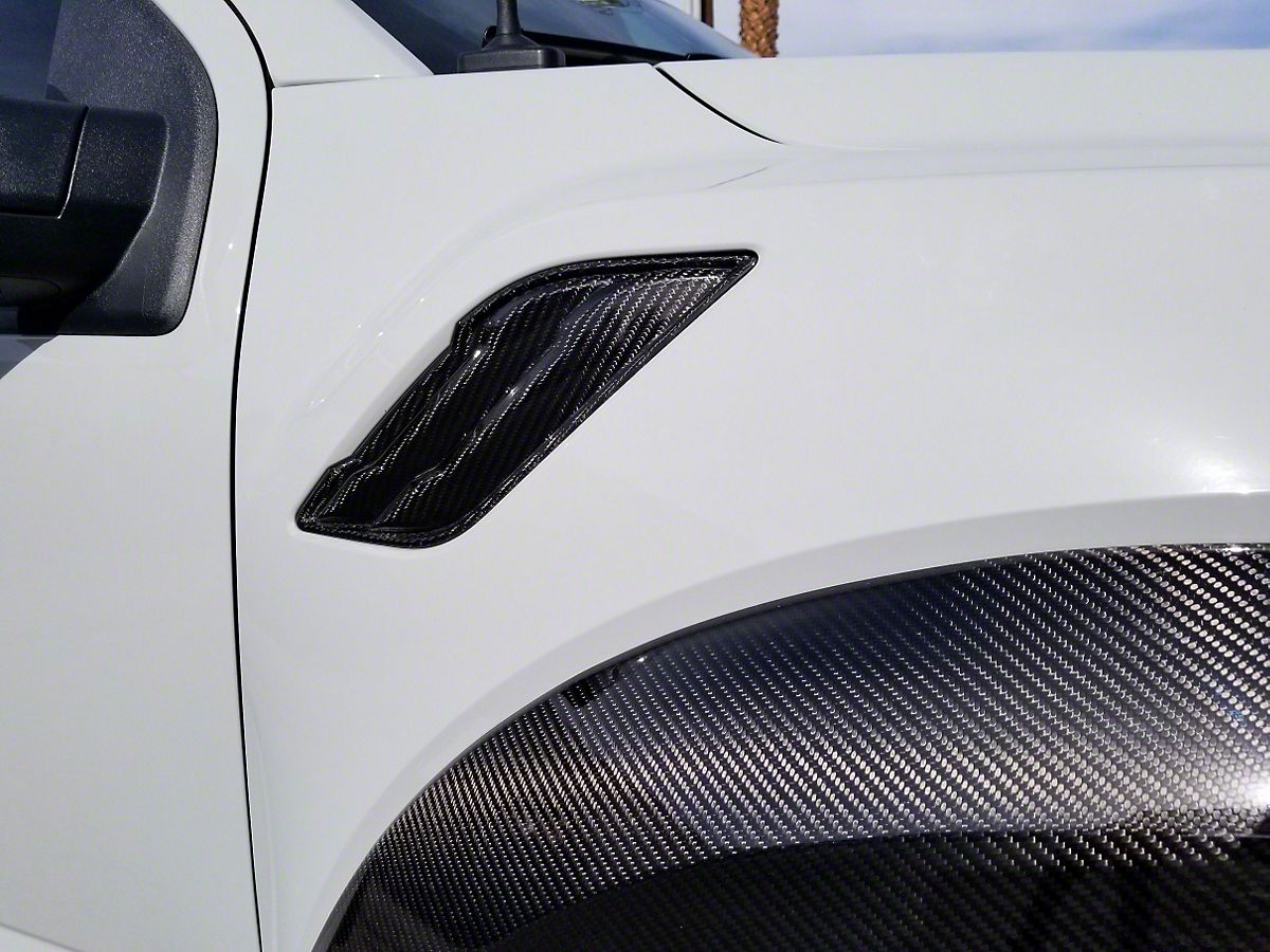 Icon Composites Truefit F 22 Oem Fender Vents Carbon Fiber 17 20 F 150 Raptor