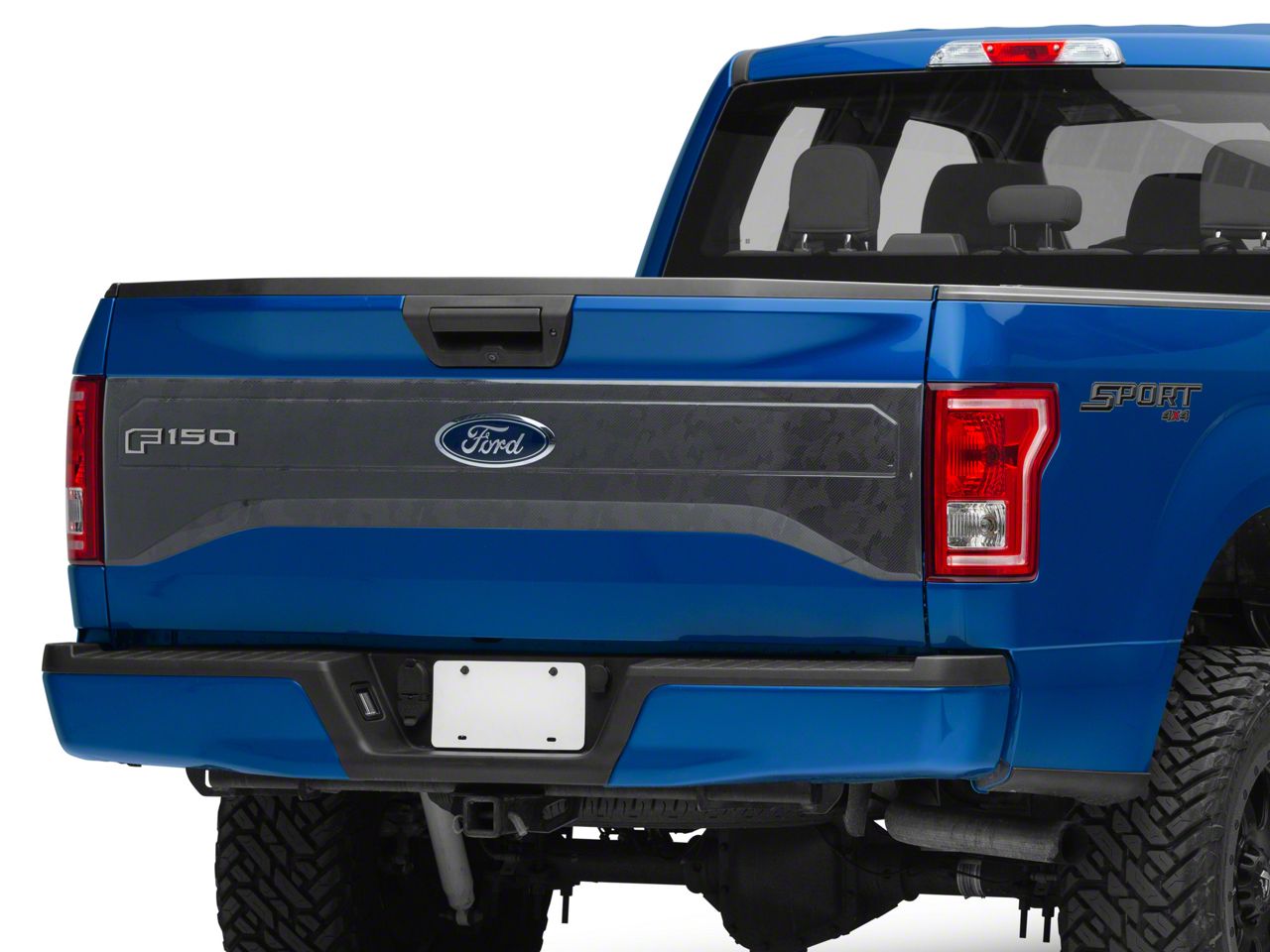 Icon Composites F150 TrueFit F22 Tailgate Applique Carbon Fiber