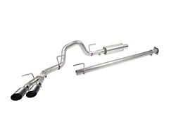 Roush Single Exhaust System with Black Tips; Side Exit (15-20 3.5L EcoBoost F-150, Excluding Raptor & 19-20 F-150 Limited)