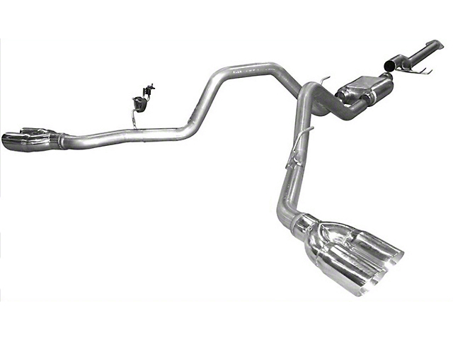 Solo Performance Mach X Dual Exhaust System; Side Exit (11-14 5.0L F-150) .