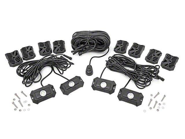Rough Country LED Rock Light Kit (Universal; Some Adaptation May Be Required)