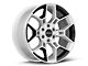 Carroll Shelby Wheels CS45 Chrome Powder with Black Inserts 6-Lug Wheel; 20x9; 12mm Offset (22-24 Bronco Raptor)