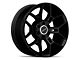 Carroll Shelby Wheels CS45 Gloss Black 6-Lug Wheel; 22x9.5; 12mm Offset (22-24 Bronco Raptor)